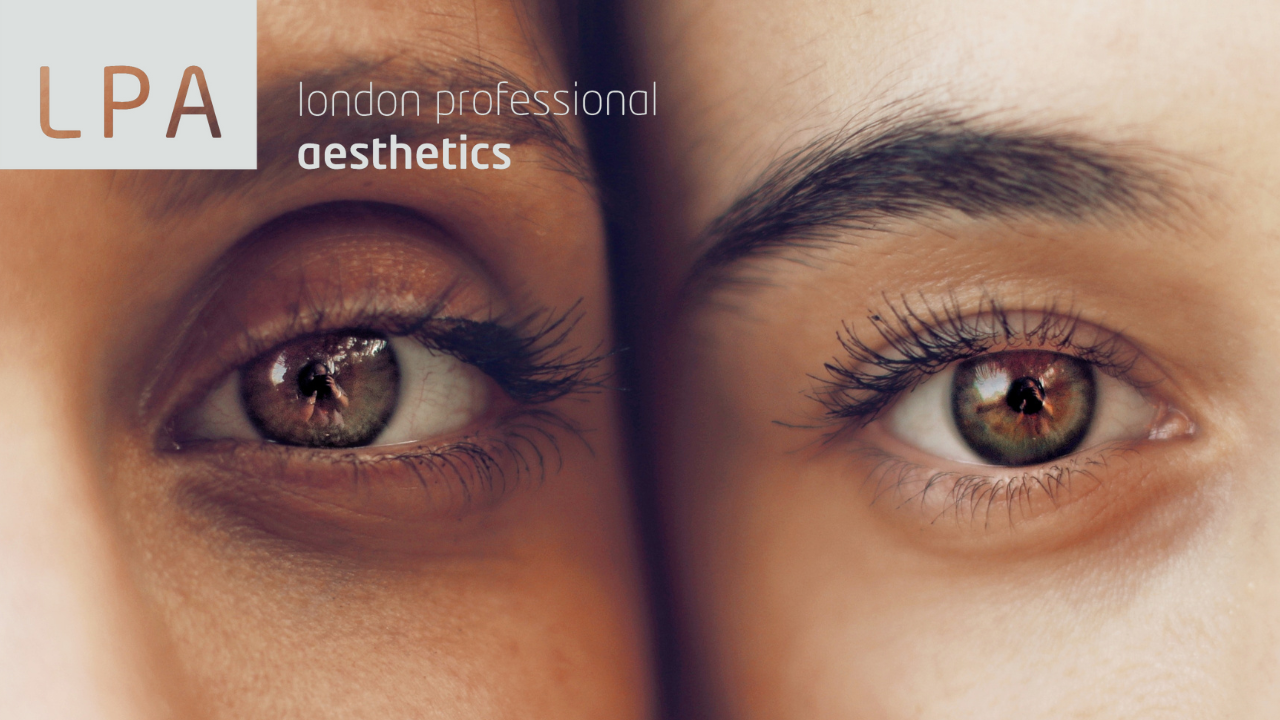 2 models under eye area 